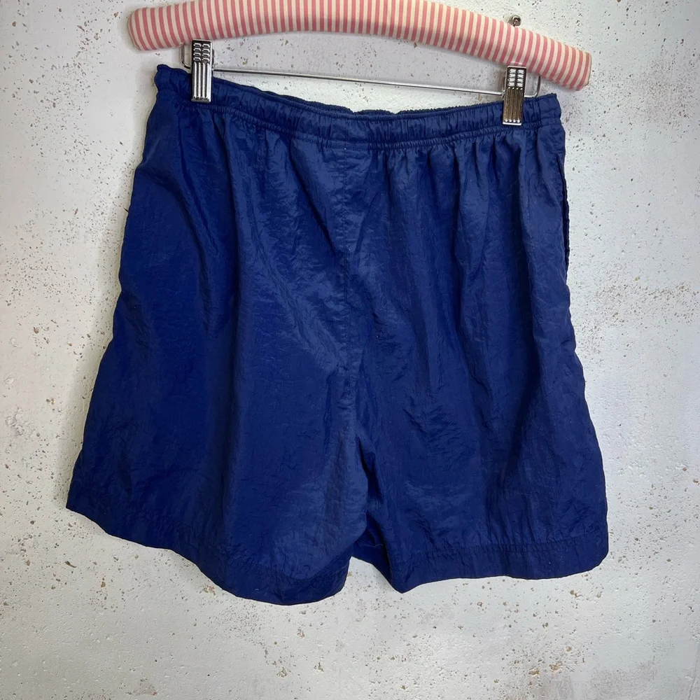 Vintage Nike 90s Men’s Swim Trunks Shorts Size Medium Blue